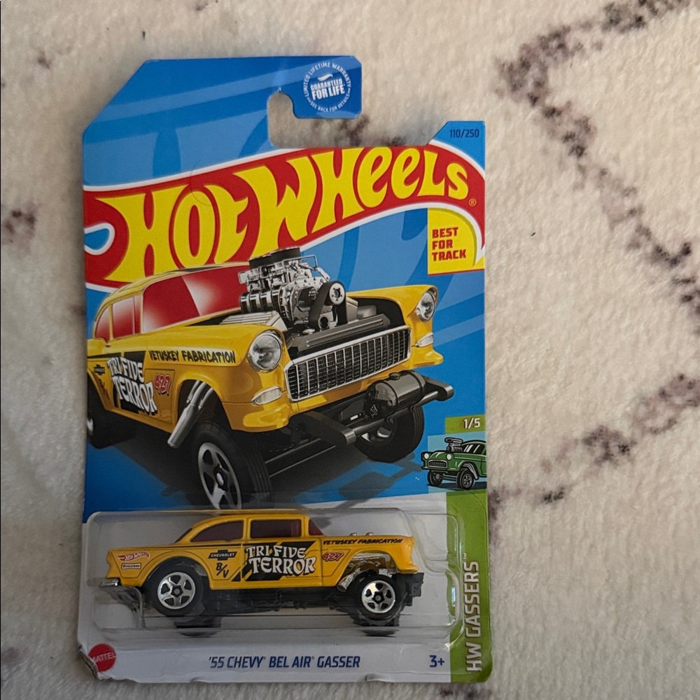 '55 Chevy Bel Air Gasser - Yellow